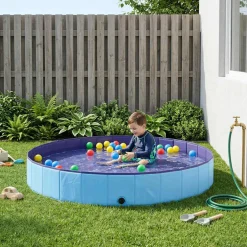vidaXL Kinderen Zwembad Ø300 x 38 cm Rond voor Kind voor Blauw