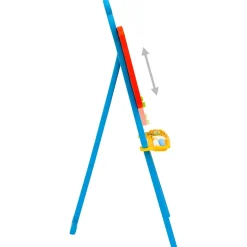 vidaXL Kinderezel met krijtbord en whiteboard 2-in-1