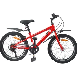vidaXL Kinderfiets 20 Inch 6-Snelheid voor 6-11 jaar oud Rood