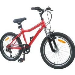 vidaXL Kinderfiets 20 Inch 6-Snelheid voor 6-11 jaar oud Rood