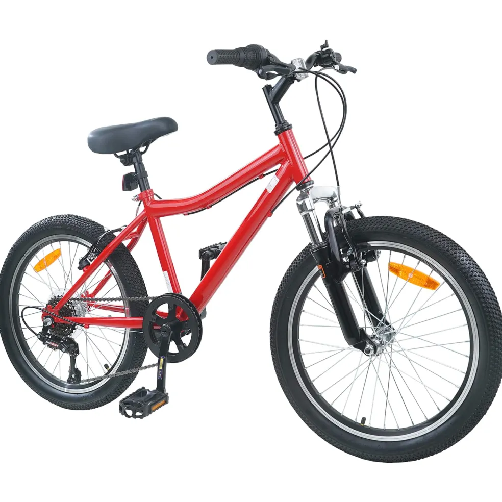 vidaXL Kinderfiets 20 Inch 6-Snelheid voor 6-11 jaar oud Rood