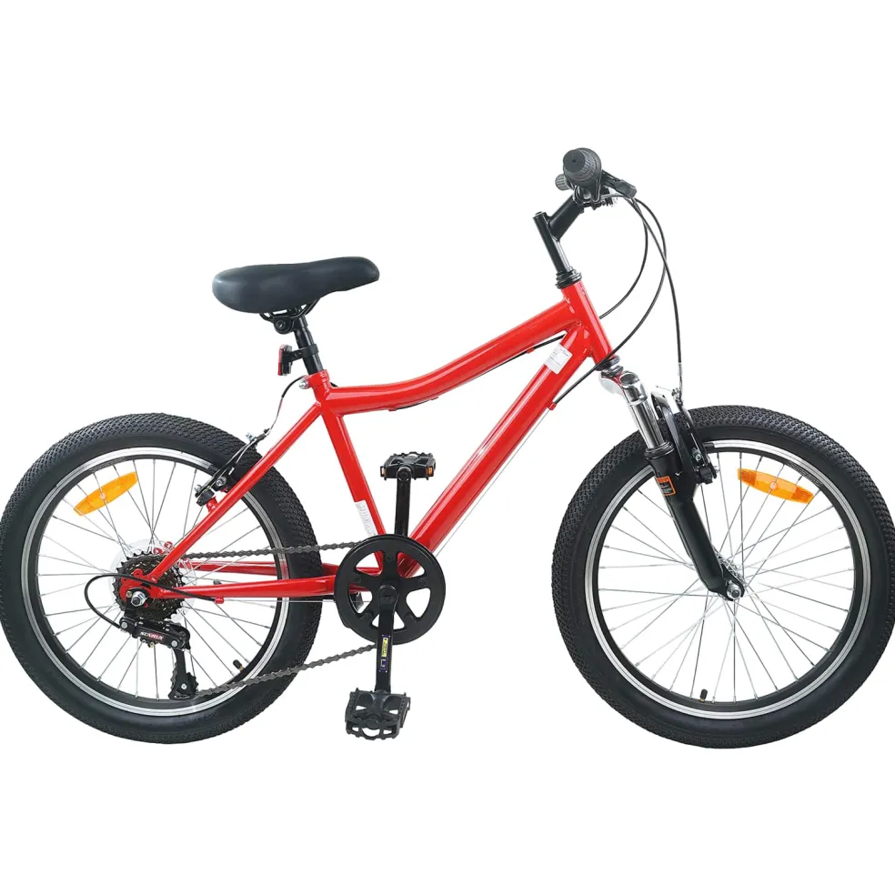 vidaXL Kinderfiets 20 Inch 6-Snelheid voor 6-11 jaar oud Rood