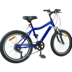 vidaXL Kinderfiets 20 Inch 6-Snelheid voor 6-11 jaar oud Donkerblauw