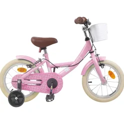 vidaXL Kinderfiets 12 Inch voor 2-4 jaar oud Lichtroze