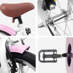 vidaXL Kinderfiets 12 Inch voor 2-4 jaar oud Wit