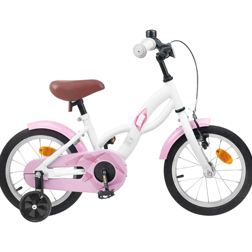 vidaXL Kinderfiets 12 Inch voor 2-4 jaar oud Wit