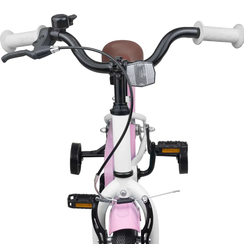vidaXL Kinderfiets 12 Inch voor 2-4 jaar oud Wit
