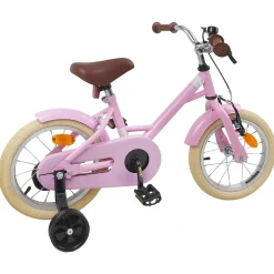 vidaXL Kinderfiets 12 Inch voor 2-4 jaar oud Lichtroze