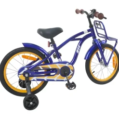 vidaXL Kinderfiets 16 Inch voor 4-6 jaar oud Donkerblauw