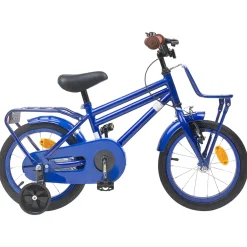 vidaXL Kinderfiets 12 Inch voor 2-4 jaar oud Donkerblauw