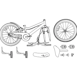 vidaXL Kinderfiets 12 Inch voor 2-4 jaar oud Groen