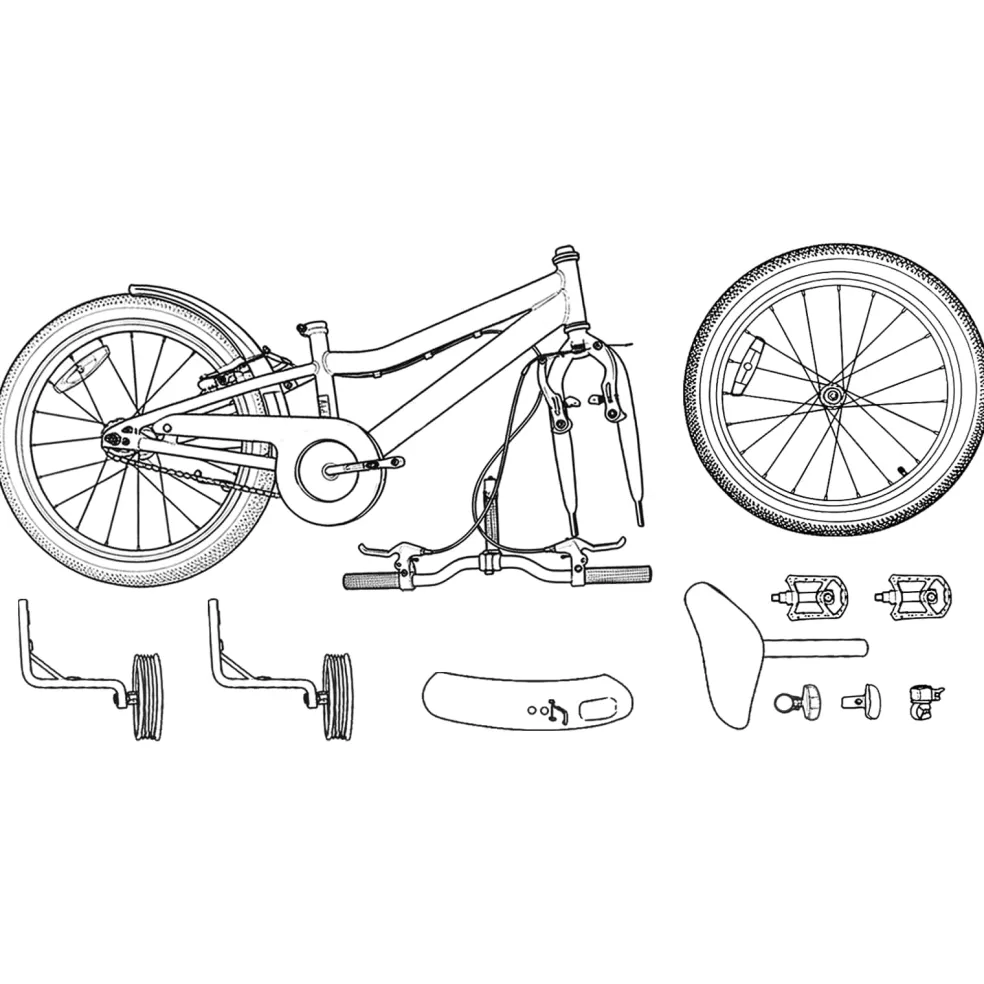 vidaXL Kinderfiets 12 Inch voor 2-4 jaar oud Groen