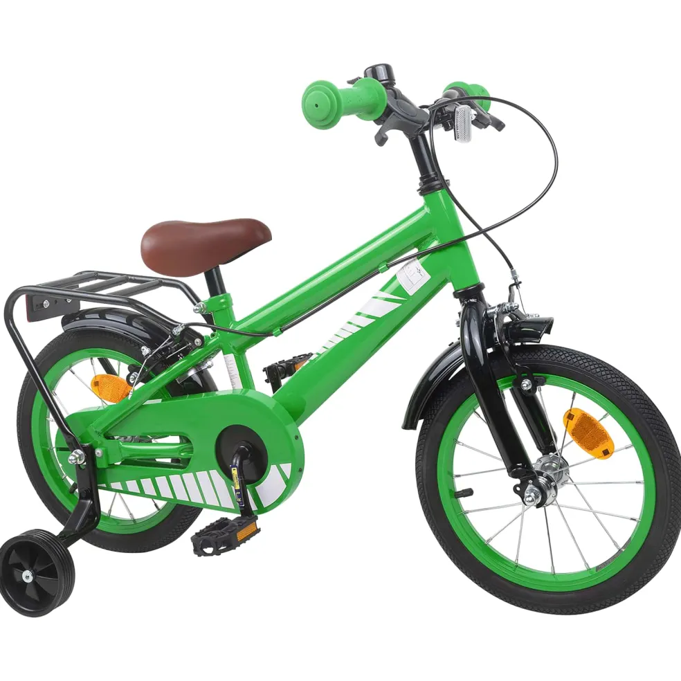 vidaXL Kinderfiets 12 Inch voor 2-4 jaar oud Groen