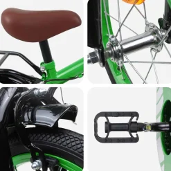 vidaXL Kinderfiets 12 Inch voor 2-4 jaar oud Groen