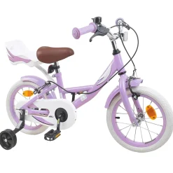 vidaXL Kinderfiets 12 Inch voor 2-4 jaar oud Paars