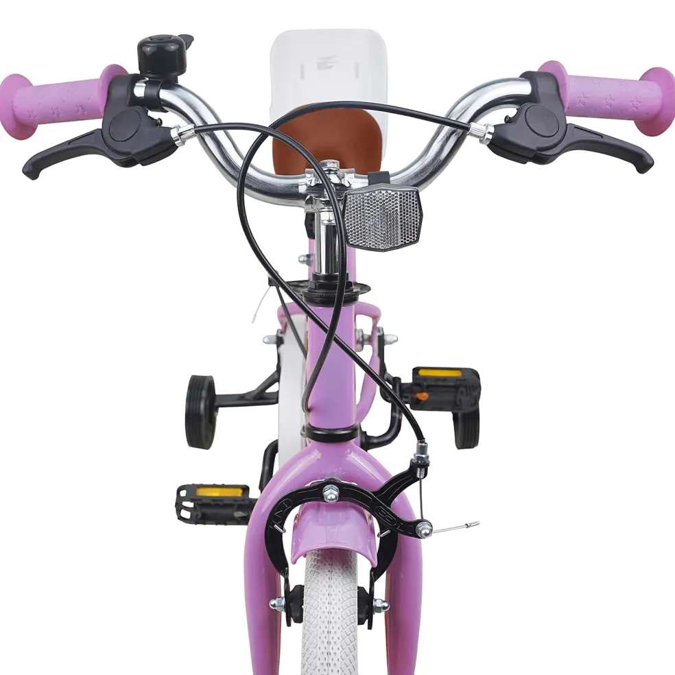 vidaXL Kinderfiets 12 Inch voor 2-4 jaar oud Paars
