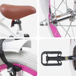 vidaXL Kinderfiets 12 Inch voor 2-4 jaar oud Wit