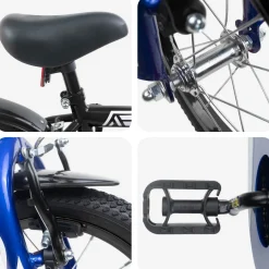 vidaXL Kinderfiets 12 Inch voor 2-4 jaar oud Zwart