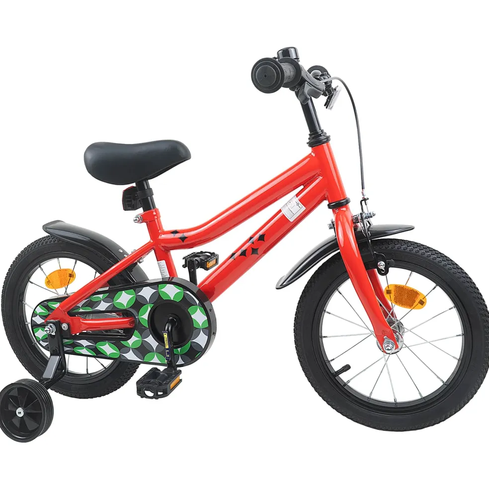 vidaXL Kinderfiets 12 Inch voor 2-4 jaar oud Rood
