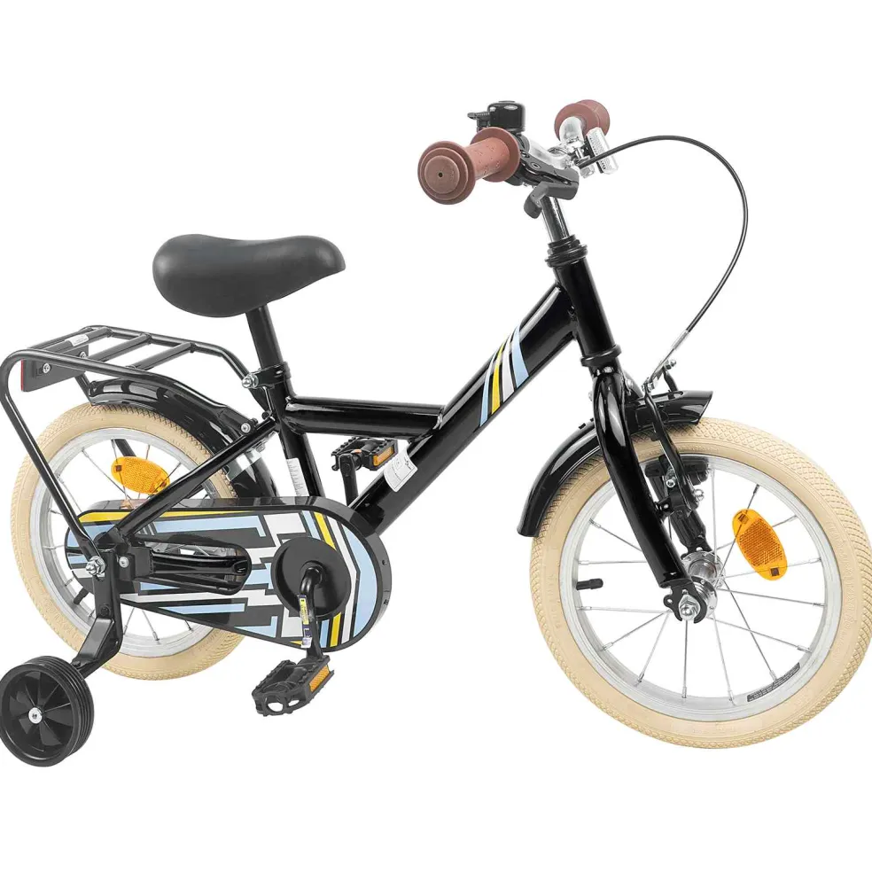 vidaXL Kinderfiets 12 Inch voor 2-4 jaar oud Zwart
