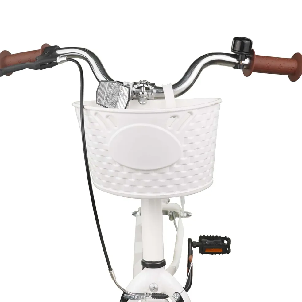vidaXL Kinderfiets 20 Inch voor 6-11 jaar oud Wit