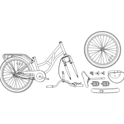 vidaXL Kinderfiets 20 Inch voor 6-11 jaar oud Wit
