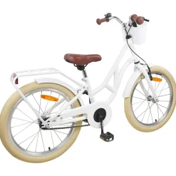 vidaXL Kinderfiets 20 Inch voor 6-11 jaar oud Wit
