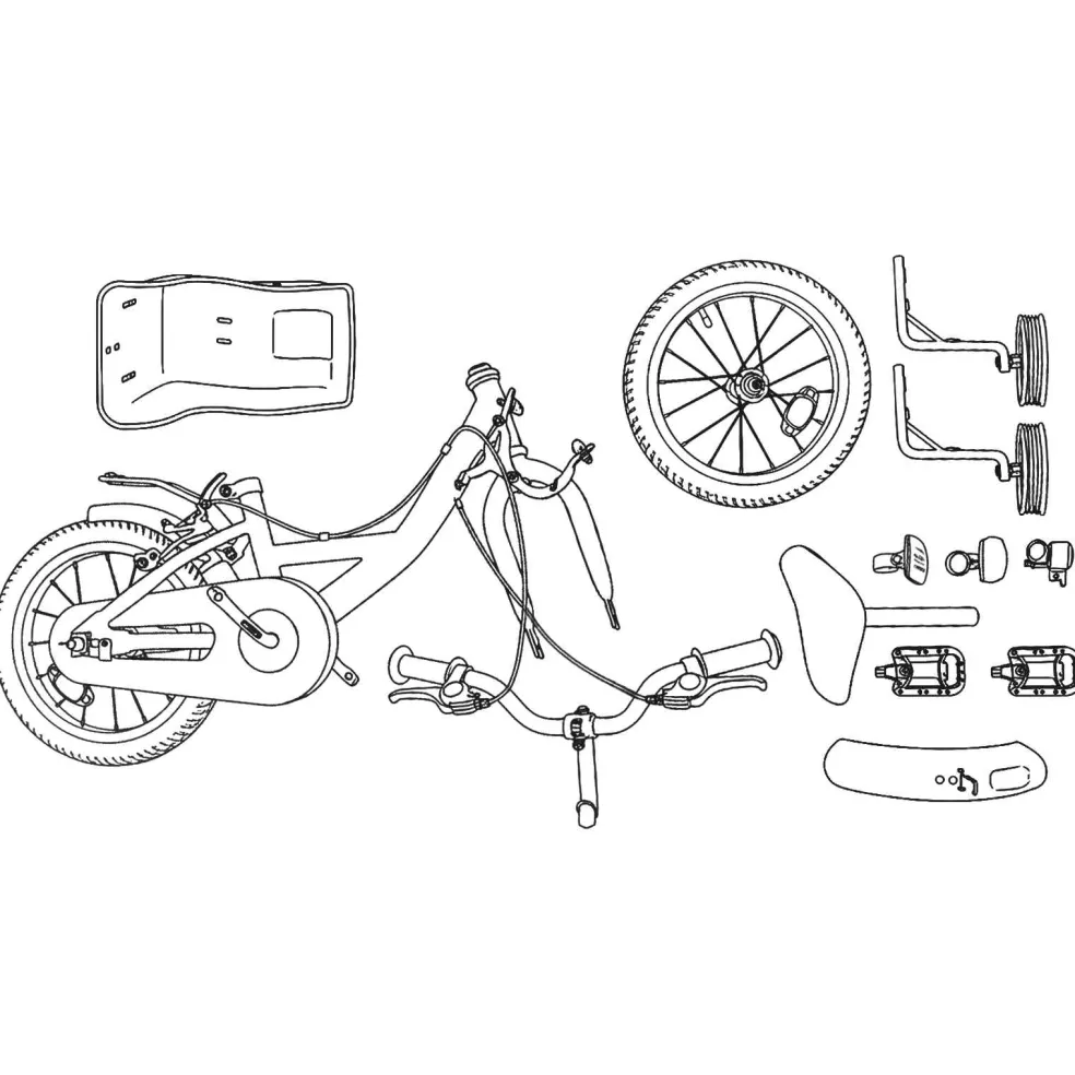 vidaXL Kinderfiets 12 Inch voor 2-4 jaar oud Paars