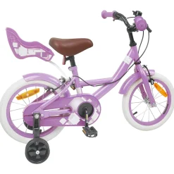 vidaXL Kinderfiets 12 Inch voor 2-4 jaar oud Paars