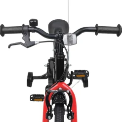 vidaXL Kinderfiets 12 Inch voor 2-4 jaar oud Zwart