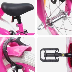 vidaXL Kinderfiets 12 Inch voor 2-4 jaar oud Rood