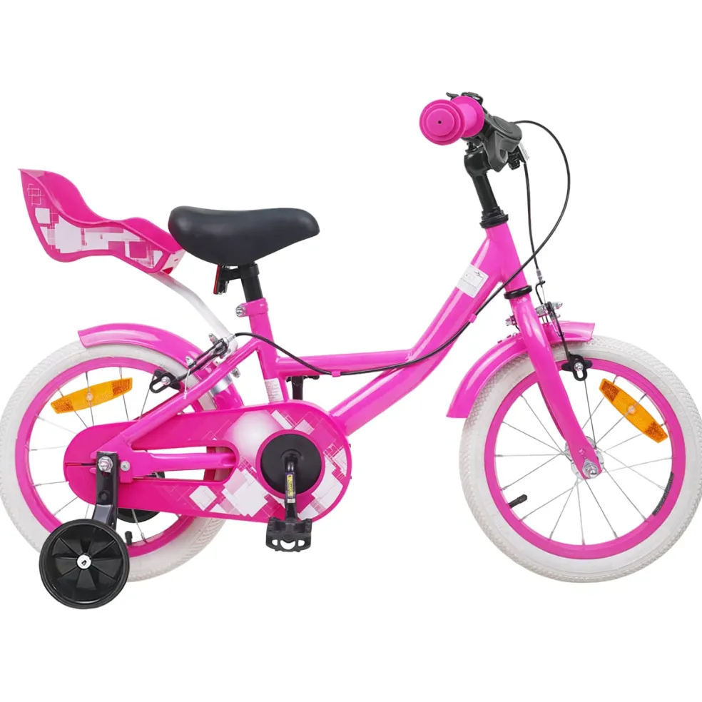 vidaXL Kinderfiets 12 Inch voor 2-4 jaar oud Rood