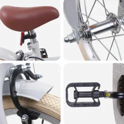 vidaXL Kinderfiets 12 Inch voor 2-4 jaar oud Lichtgrijs
