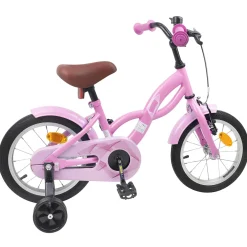 vidaXL Kinderfiets 12 Inch voor 2-4 jaar oud Lichtroze