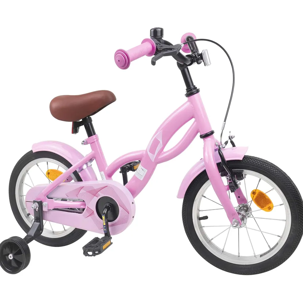 vidaXL Kinderfiets 12 Inch voor 2-4 jaar oud Lichtroze