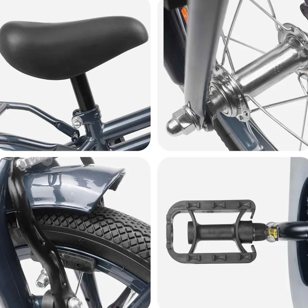 vidaXL Kinderfiets 12 Inch voor 2-4 jaar oud Wit