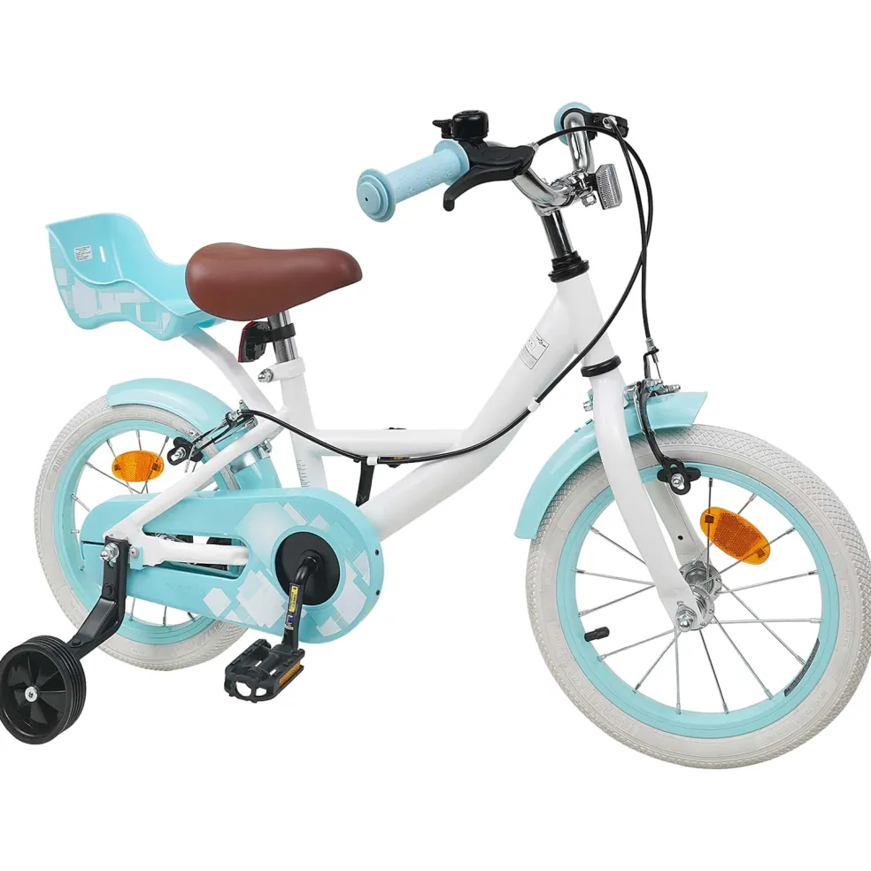 vidaXL Kinderfiets 12 Inch voor 2-4 jaar oud Wit