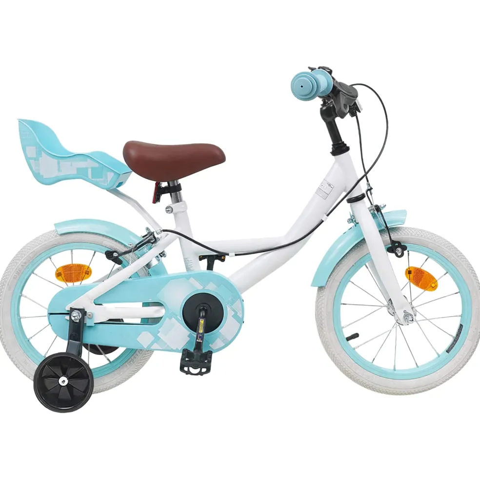 vidaXL Kinderfiets 12 Inch voor 2-4 jaar oud Wit