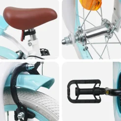 vidaXL Kinderfiets 12 Inch voor 2-4 jaar oud Wit
