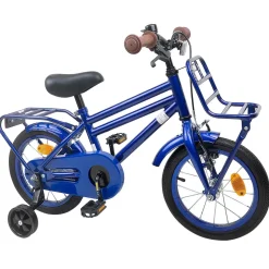 vidaXL Kinderfiets 12 Inch voor 2-4 jaar oud Donkerblauw
