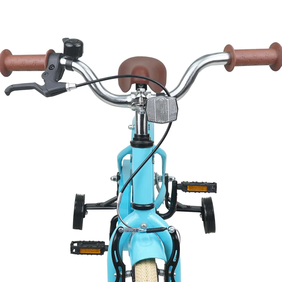 vidaXL Kinderfiets 12 Inch voor 2-4 jaar oud Lichtblauw