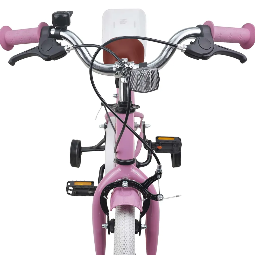 vidaXL Kinderfiets 12 Inch voor 2-4 jaar oud Roze
