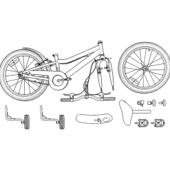 vidaXL Kinderfiets 12 Inch voor 2-4 jaar oud Groen