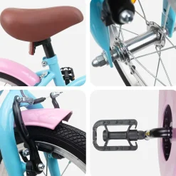 vidaXL Kinderfiets 12 Inch voor 2-4 jaar oud Lichtblauw