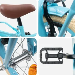vidaXL Kinderfiets 12 Inch voor 2-4 jaar oud Lichtblauw