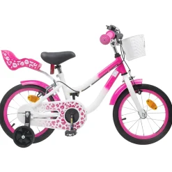 vidaXL Kinderfiets 12 Inch voor 2-4 jaar oud Roze