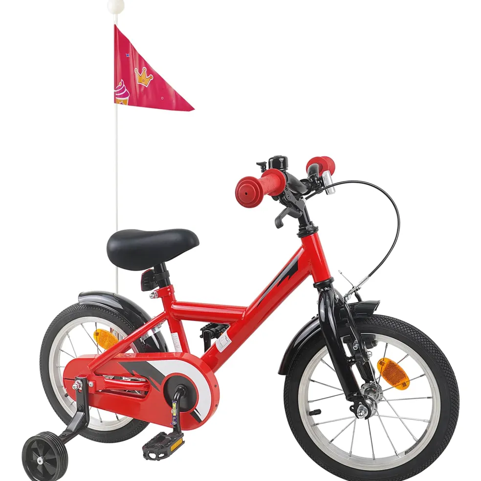 vidaXL Kinderfiets 12 Inch voor 2-4 jaar oud Rood