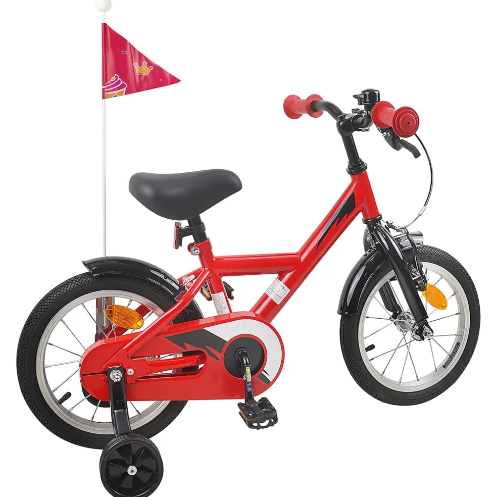 vidaXL Kinderfiets 12 Inch voor 2-4 jaar oud Rood