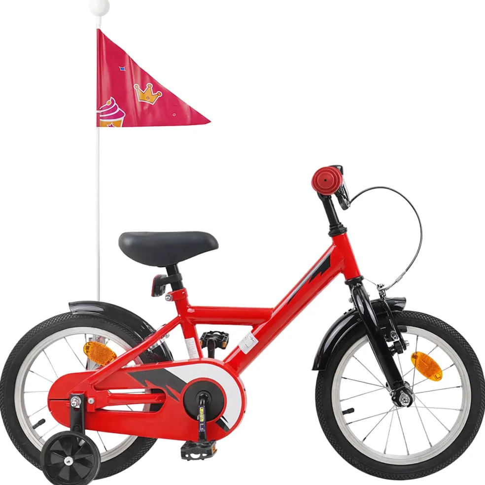 vidaXL Kinderfiets 12 Inch voor 2-4 jaar oud Rood