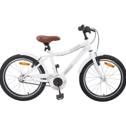 vidaXL Kinderfiets 18 Inch voor 5-7 jaar wit